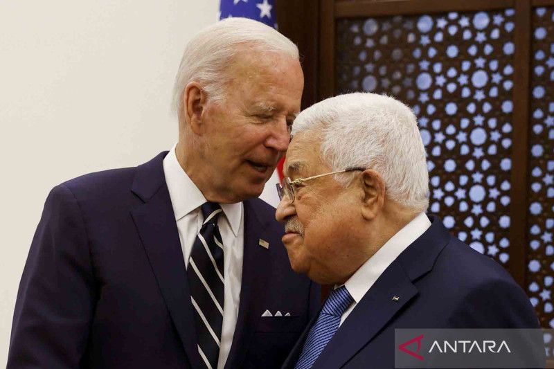 Joe Biden Temui Presiden Palestina Di Tepi Barat Antara News