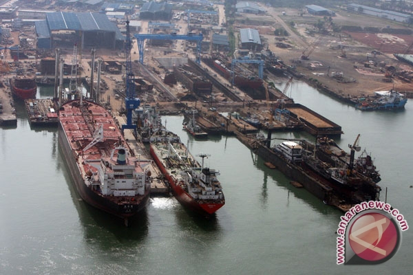 Jembatan Enam Batam ditabraj kapal tanker Jembatan Enam Batam ditabraj kapal tanker