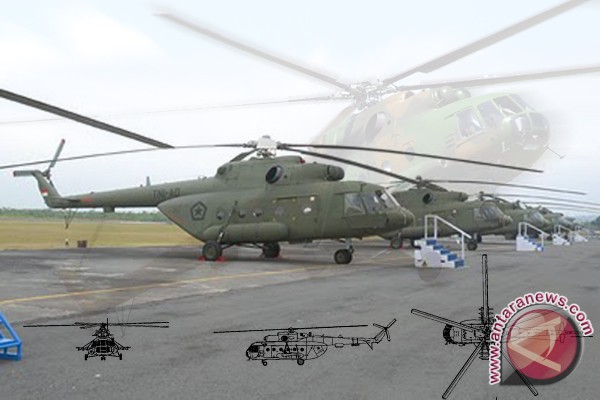 Penyerahan Enam Unit Helikopter Mi-17 V5 Hip Kepada TNI-AD