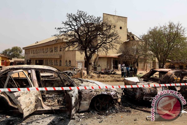 Bom hantam terminal bus di Nigeria, 40 orang tewas