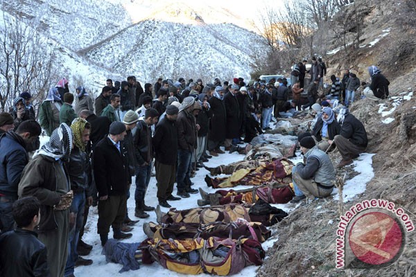 35 petempur Kurdi tewas saat serang pengkalan militer Turki