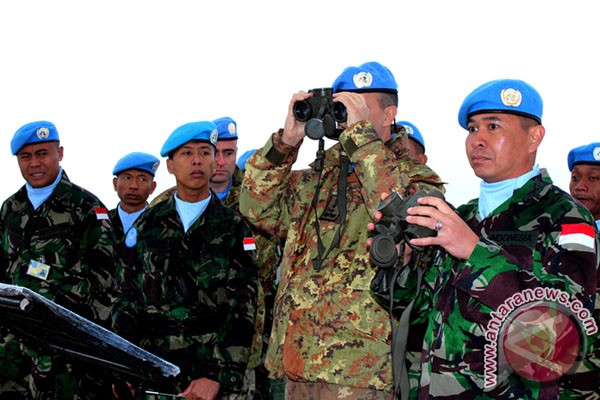 Foto Komandan UNIFIL Berkunjung Ke Markas Indobatt
