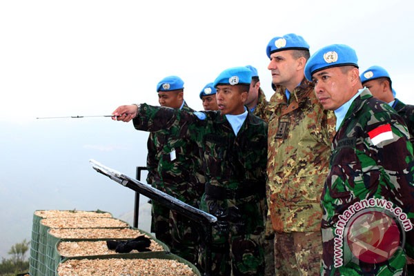 Foto Komandan UNIFIL Berkunjung Ke Markas Indobatt
