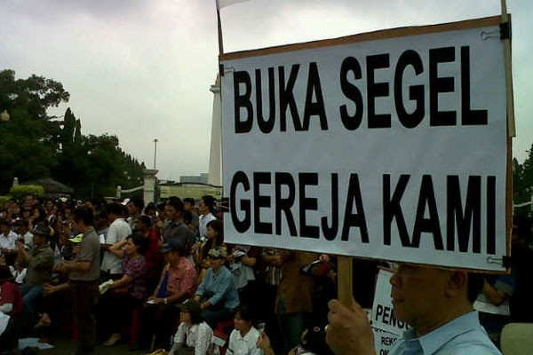 Ratusan peserta #BedaIsMe gelar aksi damai di depan Istana Ratusan peserta #BedaIsMe gelar aksi damai di depan Istana