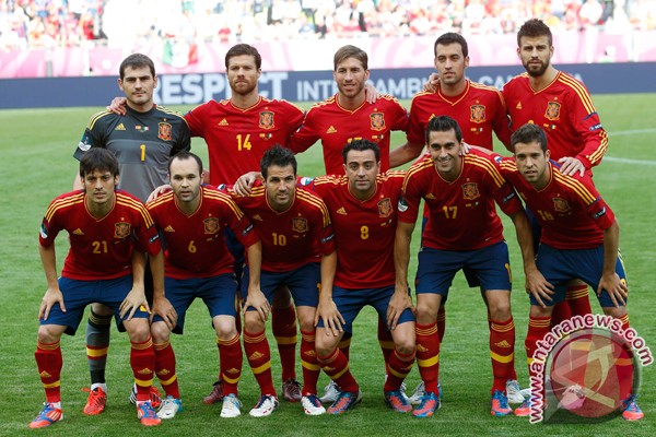 Susunan pemain Spanyol vs Kroasia  ANTARA News