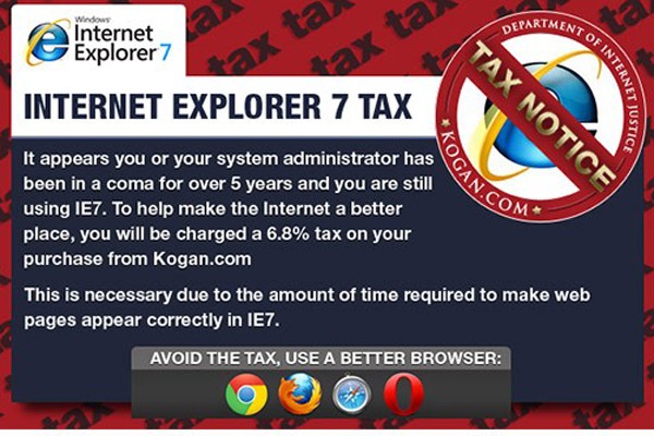 Kogan.com kenakan pajak internet pertama di dunia Kogan.com kenakan pajak internet pertama di dunia