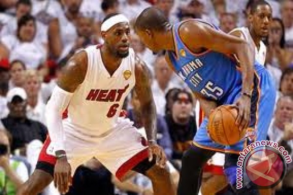 Heat kendalikan permainan ungguli Thunder 91-85 Heat kendalikan permainan ungguli Thunder 91-85