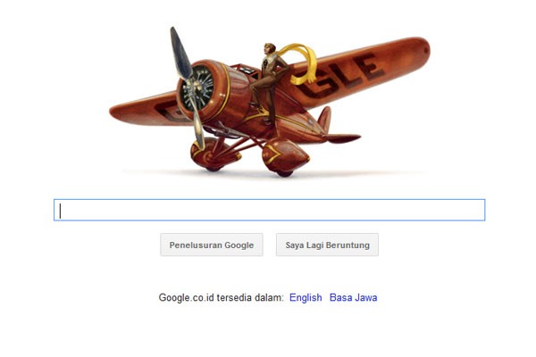Google peringati ulang tahun Amelia Earhart Google peringati ulang tahun Amelia Earhart