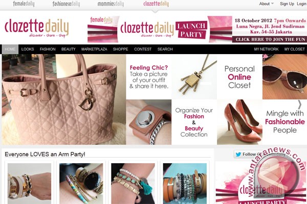 Clozette Daily, jejaring sosial fashion pertama di Indonesia Clozette Daily, jejaring sosial fashion pertama di Indonesia