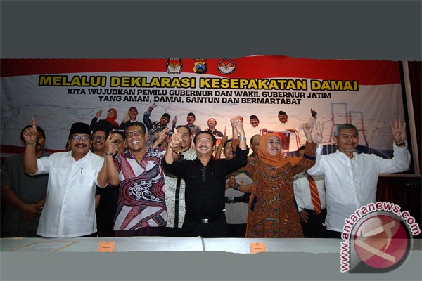 Pasangan Pilkada Jatim berencana kampanye rapat umum Pasangan Pilkada Jatim berencana kampanye rapat umum