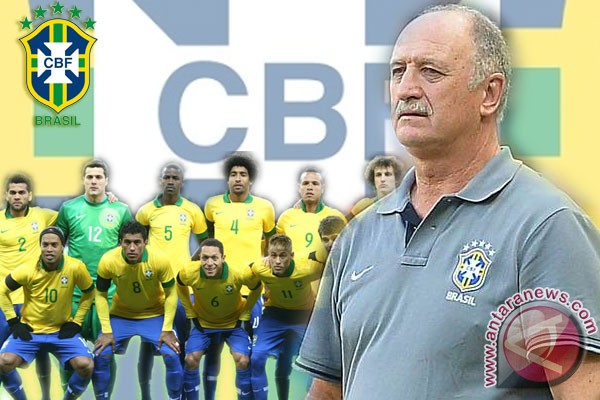 Scolari umumkan tim Brazil untuk Piala Dunia