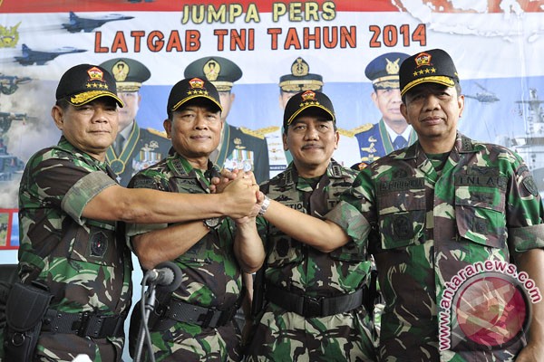 Ini organisasi Komando Gabungan TNI dalam latihan gabungan