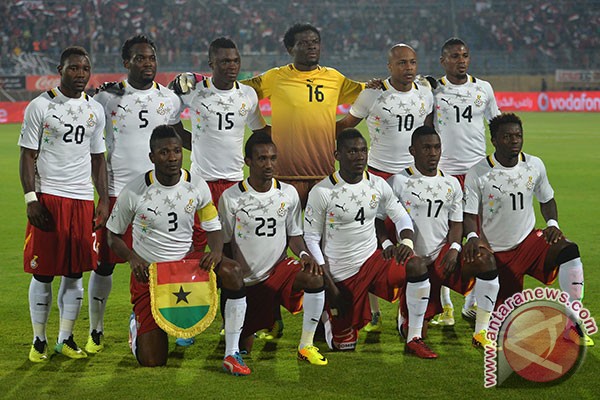 Skuat final Ghana untuk Piala Dunia
