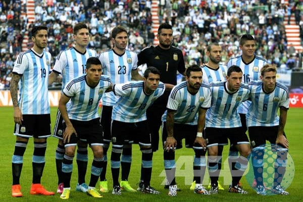 Tim Nasional Argentina  Foto Piala Dunia 2014 Brasil 