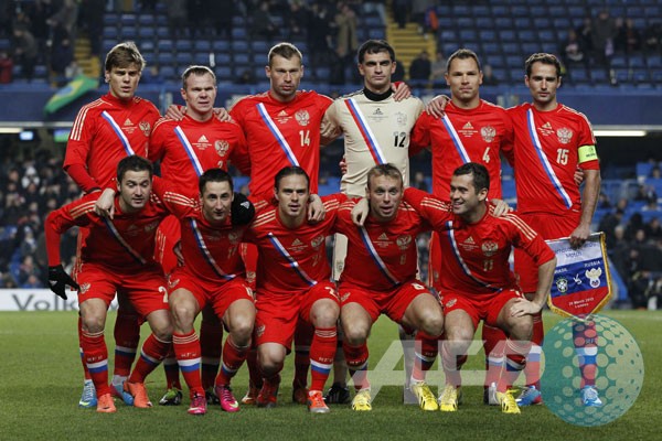 Rusia bermain imbang dengan Serbia pada pemanasan terakhir 