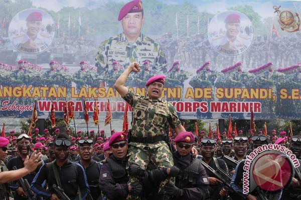 Kepala Staf TNI AL jadi warga kehormatan Korps Marinir