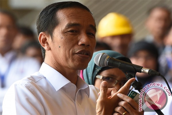 Jokowi kaget sekaligus kagumi Pasar Pharaa Sentani