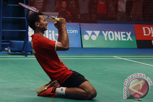 Tim Piala Thomas Cup Indonesia libas Hong Kong 3-0 Tim Piala Thomas Cup Indonesia libas Hong Kong 3-0