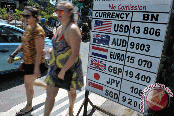 Rupiah menguat menjadi Rp13.874 pada Jumat pagi