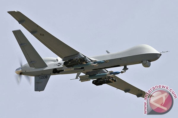Houthi Yaman tembak jatuh drone pengintai AS