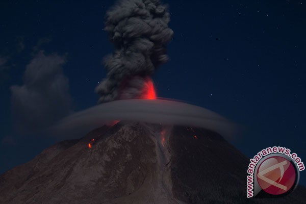 BNPB : status Gunung Sinabung awas