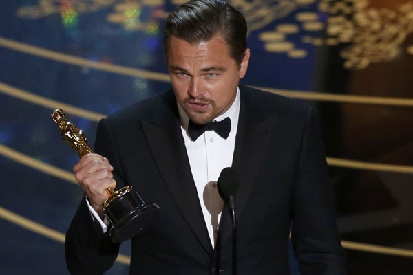 Leonardo DiCaprio bahas perubahan iklim di Oscar