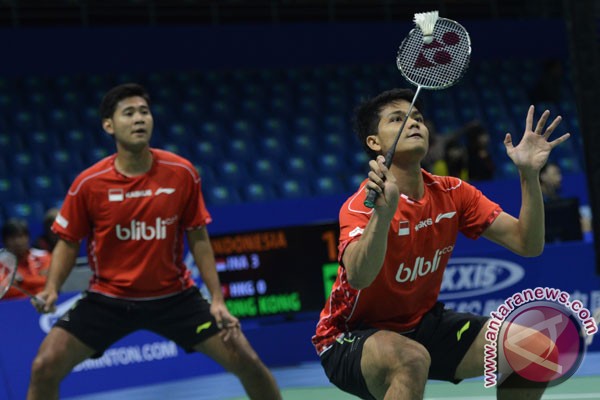 Piala Thomas - Angga/Ricky tambah keunggulan Indonesia atas Thailand Piala Thomas - Angga/Ricky tambah keunggulan Indonesia atas Thailand