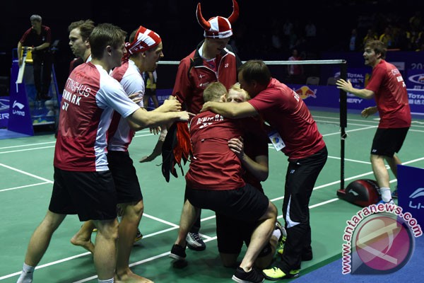 Indonesia gagal juara Piala Thomas, Denmark ciptakan sejarah