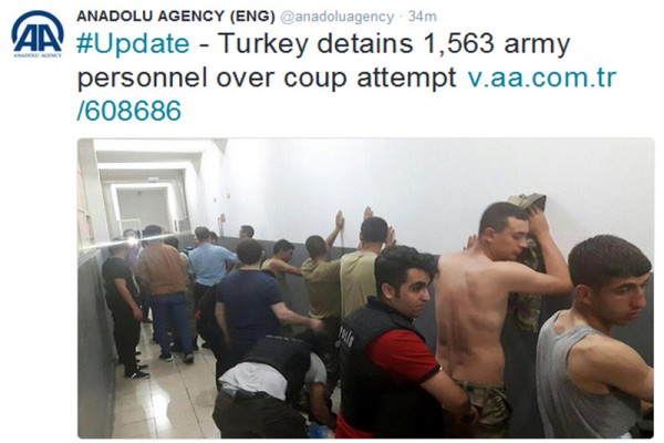 Turki Tangkap 2.839 Tentara yang Terlibat Kudeta