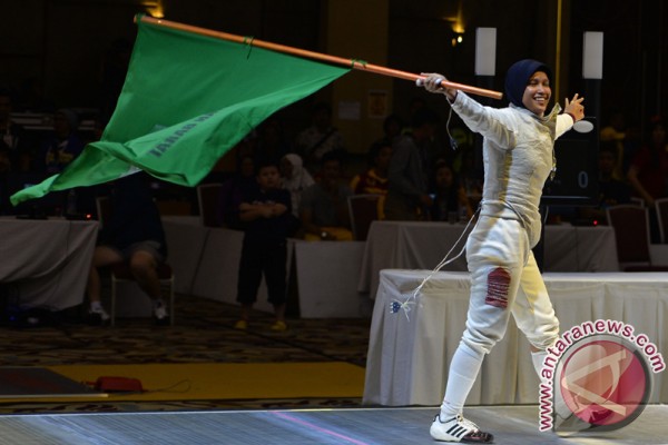 PON 2016 -- Verdiana Rihandini cetak