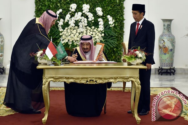 MoU kerja sama RI-Arab Saudi yang ditandatangani hari ini