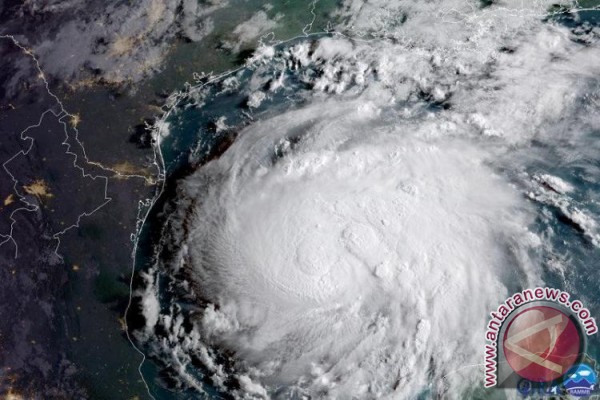 Badai Harvey sudah melemah, tak lagi badai tropis