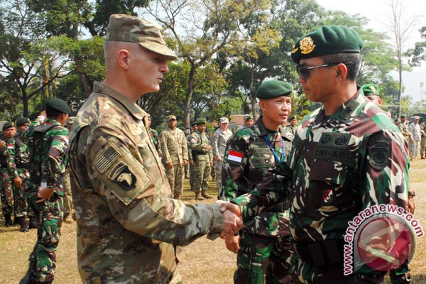 Tentara AS belajar penanggulangan bencana ke TNI