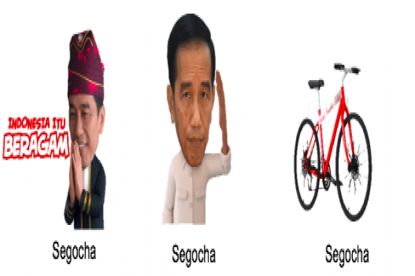 LINE kenalkan stiker pilhan Presiden Joko Widodo