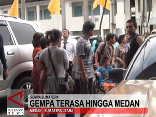 Gempa Terasa Di Medan
