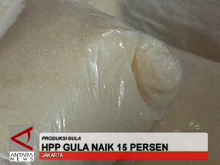 HPP Gula Naik 15 Persen