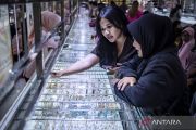 Sabtu pagi harga emas Antam turun lagi kini ke Rp2,773 juta/gr