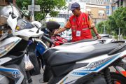 Bayar parkir Rp733 pakai QRIS, Surabaya rayakan HUT ke-733