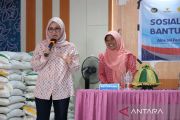 Pemkab Gowa dan Bulog salurkan bantuan pangan ke warga Bontomarannu