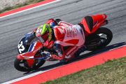 Strategi hemat ban bantu Ramadhipa menang di Moto3 Junior Estoril
