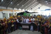 KAI Divre II Sumbar sambut delegasi dari 36 Negara pada International Minangkabau Literacy Festival 2026 di Stasiun BIM