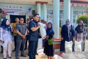 Penyaluran bantuan beras Rejang Lebong 100 persen di dua kecamatan