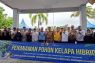 Wagub Sumbar apresiasi gerakan penanaman kelapa di kawasan Lanud Sutan Syahrir