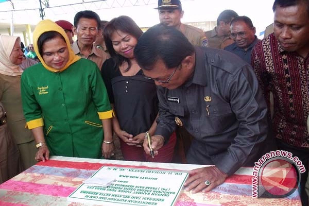 Buhari Resmikan Lods Pasar Basah Bantuan Kemenkop UKM