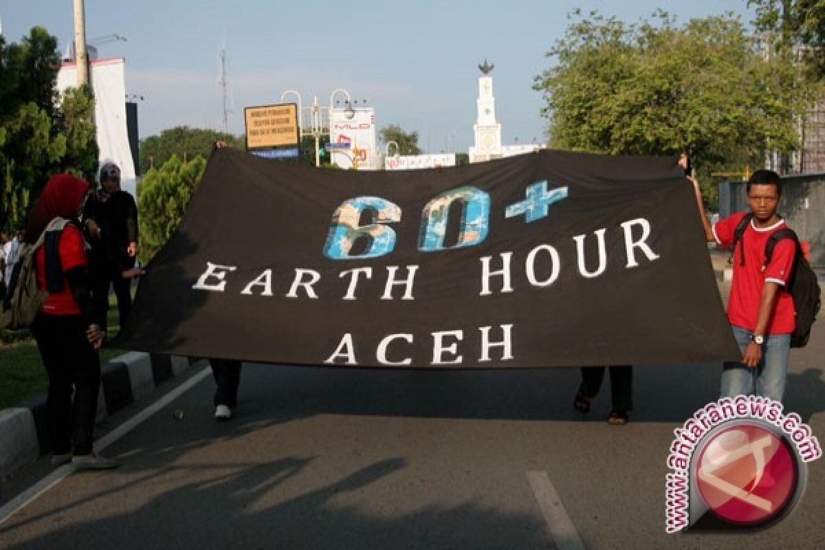  Peringati "Earth Hour", bundaran HI gelap