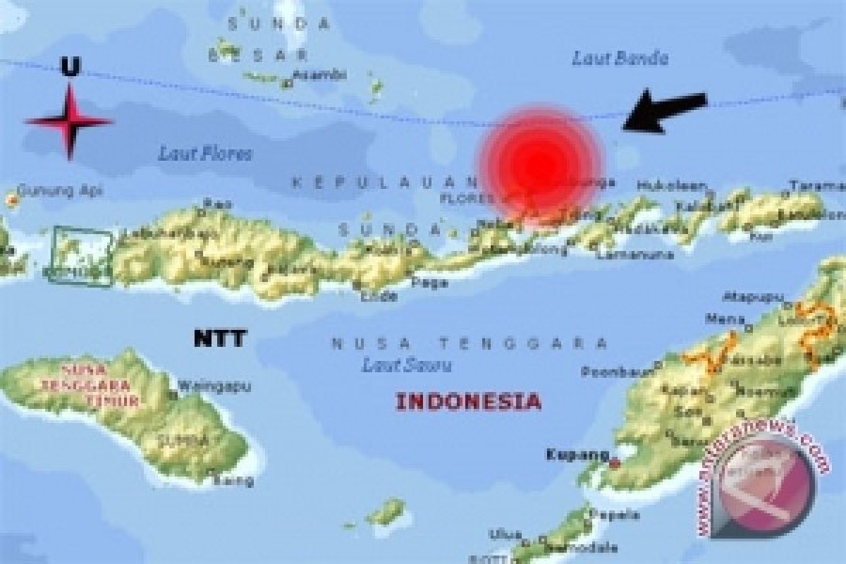 Gempa 5,0 SR Guncang Manggarai Barat NTT