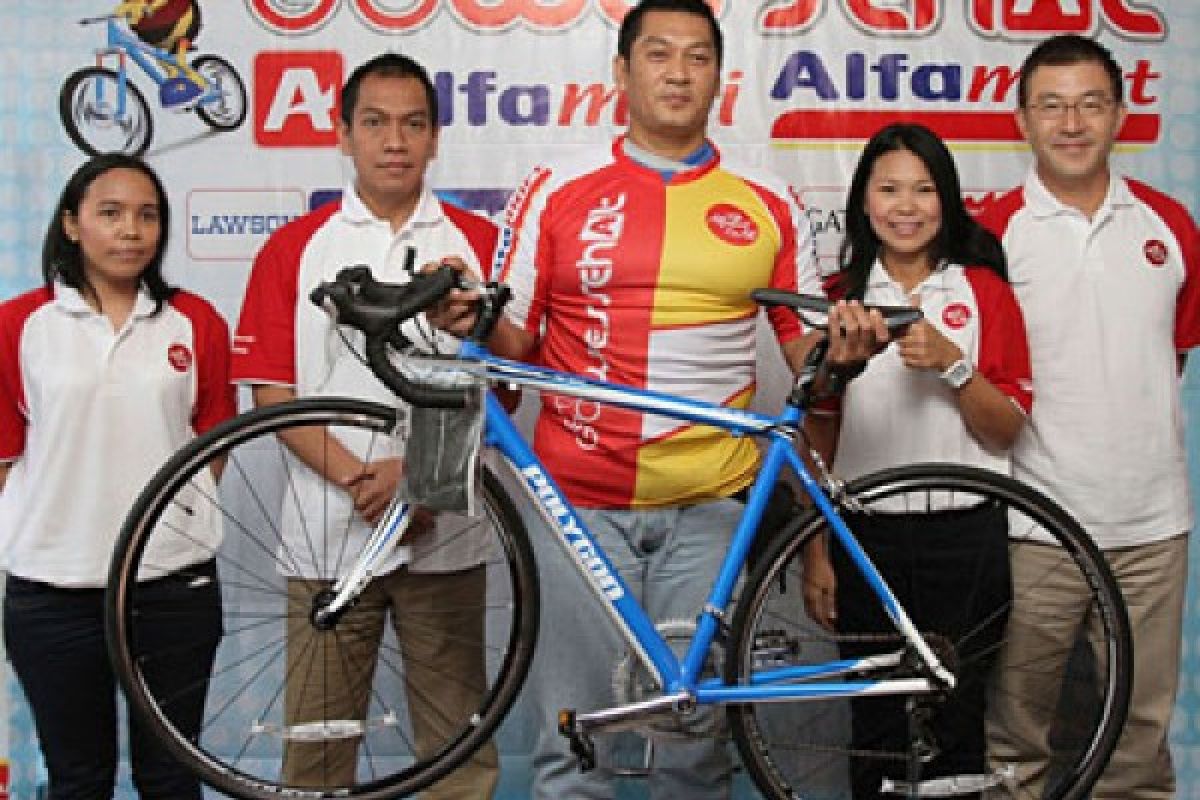 Alfamart Alfamidi Gelar Gowes Sehat di Semarang