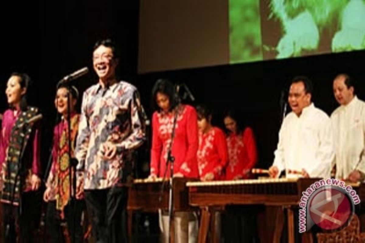 Musik kolintang meriahkan "Lange Nact der Museen" 