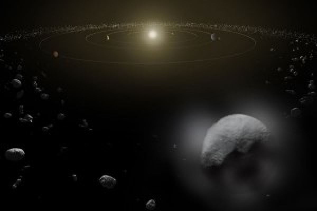 Planet Kerdil Ceres Semburkan Uap Air