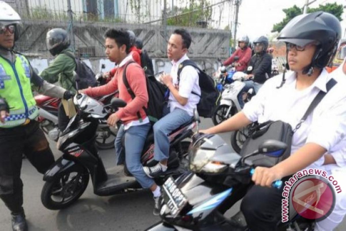 Razia Bikin Pelajar Kotim Ketakutan Gunakan Motor